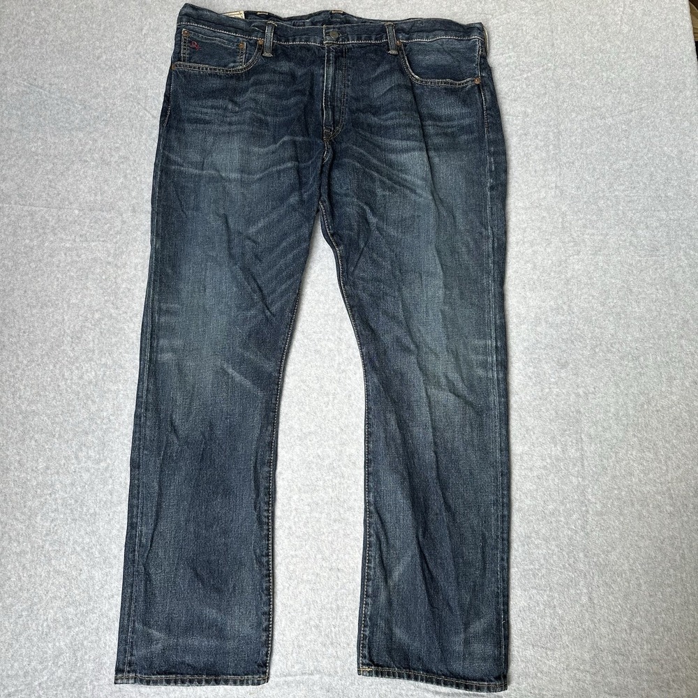 Polo Ralph Lauren Varick Slim Fit Straight Jeans Men's 40x30 Dark Wash Denim